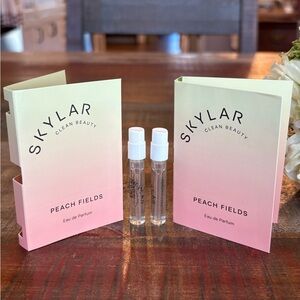 NEW Skylar PEACH 🍑 FIELDS Fragrance SPRAY Sample DUO!